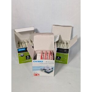 Lot of Compatible 43613 Label Tape Cassette for Dymo D1 Black on White 6mm x 7m